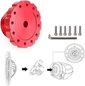 Resim SIM Racing Gaming Direksiyon Adaptörü Alüminyum Alaşım Alüminyum Direksiyon Adaptörü 