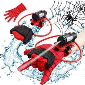 Resim Brother Toys Su Atan Oyuncak Örümcek Adam Eldiven Spider Man Su Tabancası 130 Ml Depolu 13 Cm. 