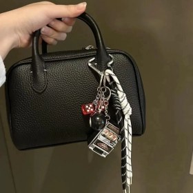 Resim Silver1 Zarif Anti-Kayıp Araba Anahtarlık Okul Çantası Çekicilik Bebek Yaratıcı Erkek ve Kadın Çift Yıldız Ayı Anahtarlık (Yurt Dışından) 