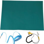 Resim Betty Becky Anti Statik Mat Telefon Tamir Lehimleme Pedi Topraklama Kablosu Esd Bilek Onarım Onarım Lehimleme Mat (Yurt Dışından) 