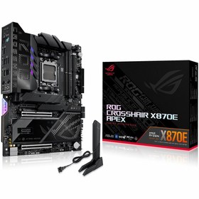 Resim ASUS ROG Crosshair X870E Apex DDR5 (9600MHz)OC M.2 USB-C PCIe 5.0 AM5 ATX Anakart 
