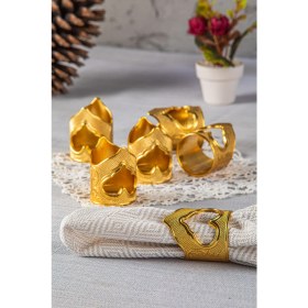 Resim Sena Desire 6'lı Kalpli Bez Peçetelik (227-K) 