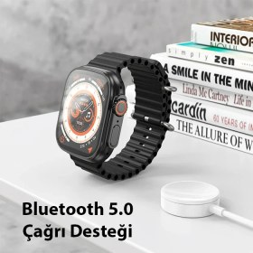 Resim Marcador Hoco Y12 Ultra Watch Sesli Görüşme IP67 Su Geçirmez Sport Akıllı Saat 