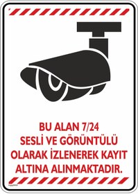 Resim isgtabelam 35x50cm/kompozit/Bu Alan 7/24 Sesli Ve Görüntülü Olarak Kayıt Altına Alınmaktadır/v5-1 