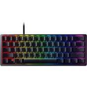 Resim Razer Huntsman Mini (Kırmızı Anahtar) - Hızlı lineer opto-mekanik anahtarlara sahip kompakt %60 oyun klavyesi (PBT tuş başlıkları, çıkarılabilir USB-C kablosu) QWERTZ DE düzeni | Siyah 