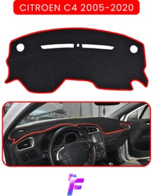 Resim Genel Markalar CITROEN C4 (2005-2020) Uyumlu Ön Göğüs Örtüsü | Yansıma Önleyici | Kolay Montaj | Oto Aksesuar |TA63 