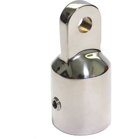 Resim 22mm Sıradan Tek Üst İpek Kayar Kapak 316 Paslanmaz Çelik Yat Karavan Tente Aksesuarları 