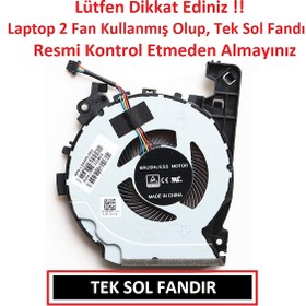 Resim HP Uyumlu Pavilion Gaming 15-Cx0079 Fan İşlemci Fanı Tek Sol 