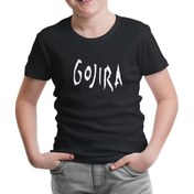 Resim Lordd T-Shirt Lorddd T-Shirt T-Shirt Gojira - Logo Siyah Çocuk Tshirt 