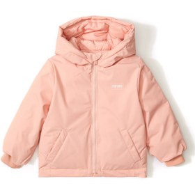 Resim Açık Pembe Logolu Unisex Çocuk Mont 