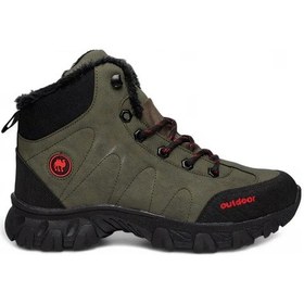Resim Cem Pekşen Jagulep 4057 Soğuk Geçirmez İçi Kürklü Outdoor Bot Haki 