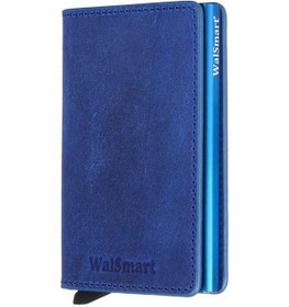 Resim Walsmart Slim Crazy Akıllı Mekanizmalı Cüzdan Hakiki Deri 