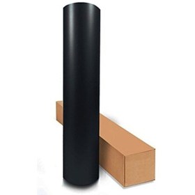 Resim 61cmx2mt Mat Siyah Folyo Yapışkanlı Kaplama Folyosu 