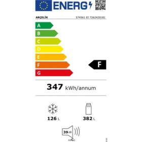 Resim Arçelik 574561 Eı No Frost Buzdolabı 