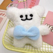 Resim OEMG Yeni Yaratıcı Sevimli Anahtarlık Karikatür Peluş Bebek Kolye Çok Yönlü Anahtarlık Kolye Çanta Bebek Çekicilik (Yurt Dışından) 