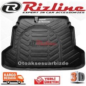 Resim Kia Cerato 3D Bagaj Havuz Paspası Siyah 2010 - 2015 Arası Rizline N11.12337 