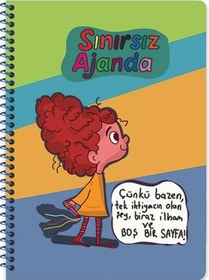 Resim Keskin 17 24 Sert Kapak Spiralli Sınırsız Ajanda - No:4 Çok Renkli 