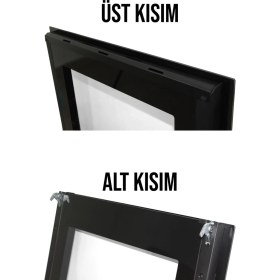 Resim Alveus Ankastre Fırın Kapı Dış Cam Grubu 