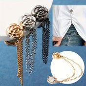 Resim 3/6 paket Kamelya/3D Yuvarlak Tişört Kısaltırma Giysi Kol Düzeltme Ayarlanabilir Pimler Etek Çok Uzun Sabitleme Butonu Paça Ayağı İtmek Tiksiz Kenar Stickerları Kol Paça Boyunu Güçlendiren Fixer 