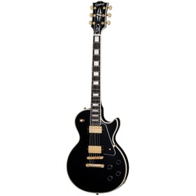 Resim Epiphone Les Paul Custom Elektro Gitar (Ebony) 