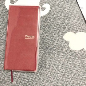 Resim Şeffaf PVC Haftalık Planlayıcı Defter Kılıfı - Dekoratif Desenli, A5/A6 Organizatör için Koruyucu Yumuşak Ciltli Kapak, Dayanıklı Ofis ve Okul Kırtasiye Malzemesi, Pürüzsüz Yüzey Dokusu 
