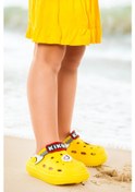 Resim Kiko Kids Twg 755-1 Plaj Havuz Eva Kız Çocuk Terlik Sarı 