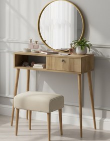 Resim Monte Sehpa Napoli Makyaj & Tuvalet Masası 