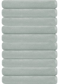 Resim 10 Lu Otel Banyo Havlusu Pamuklu 70x145 Cm Renkli 16/1 Avs 440 Gr Gri 