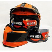 Resim Şefaf ve Siyah Cam + Mt Streetfighter Sv Totem B4 Modüler Motosiklet Kaskı 