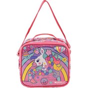 Resim Muggle Beslenme Çantası Happy Unicorn Pembe Mu-6481 
