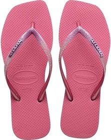 Resim Havaianas Kadın Kare Glitter Flip Flop Sandalet Gri 