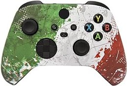 Resim ProControllers LLC Hand Airbrushed Fade Custom Controller Compatible with Xbox Series X/S & Xbox One (Series X/S Italian Flag) 