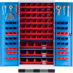 Resim Star Çelik Endüstriyel Malzeme Dolabı-Takım Asma Panolu-Avadanlık Kutulu 