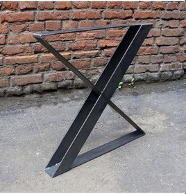 Resim Lama Demirden Çapraz Metal Masa Ayağı 