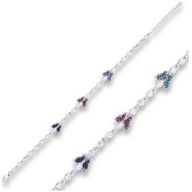 Resim 925 Ayar Gümüş Kelebek Bileklik - 