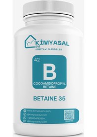 Resim BETAINE 35-COCOAMIDOPROPYL BETAINE hammadde 500g 