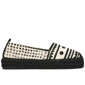 Resim Karma Kastamonu Taş Baskı Kadın Düz Espadril 