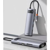 Resim Baseus 8in1 Hub Type-C RJ45 4K HDMI 3*usb 3.0 Sd Tf Macbook Pro Laptop Ipad Uyumlu Adaptör Çoklay 
