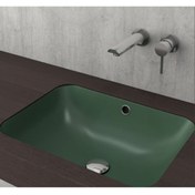 Resim Bocchi Scala Tezgahaltı Lavabo 55 Cm Mat Yeşil 1006-027-0125 