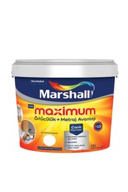 Resim Marshall Maximum Silikonlu Ipek Mat Beyaz 2,5 Lt 