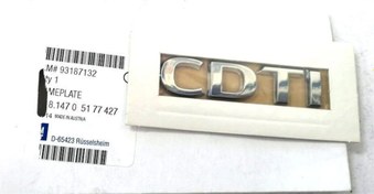 Resim Opel Astra J Bagaj CDTİ Yazı Krom 