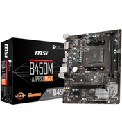 Resim MSI B450m-a Pro Max Ddr4 3466 Hdmı Usb3.2 Matx 