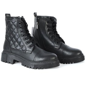 Resim M.P Mp 222-2736zn Siyah Kadın Düz Bot 001 