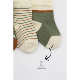 Resim Luord-Store 3'lü Penye Kız Soket Çorap 10112 Nil 