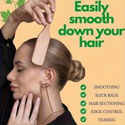 Resim 1/2/3 adet Çift Taraflı Boar Bristle Naylon Saç Fırçası Ahşap Saplı - Pürüzsüz At Kuyrukları, Örgü, Dreadlocks ve Flyaways Kontrolü için Uygun - Geniş Diş Tasarımı ve Arka Kapatma 
