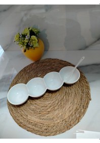 Resim Mdk New Petit Concept 4'lü Sosluk Beyaz 