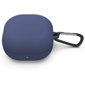 Resim Microsonic Galaxy Buds 2 için Kılıf Mat Silikon Lacivert [Buds 2 ile Uyumlu Kılıf - Lacivert] 