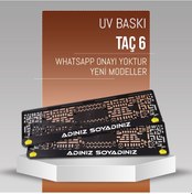 Resim Taç 6 Plakalık, 2 Adet Premium Uv Baskı, Plakalıkhane 