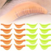 Resim Salon Profesyonelleri ve Ev Kullanımı için Güzellik Tutkunları İçin Kolay Temizlenebilen 5 Çift Silikon Kirpik Kaldırma Koruyucuları 