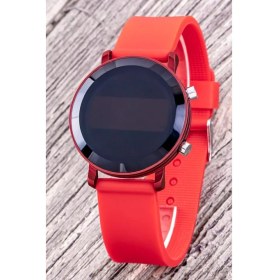 Resim Saattino Unisex Takvimli Kırmızı Renk Çocuk LED Saati Yetişkin Saatleri ST-304320 